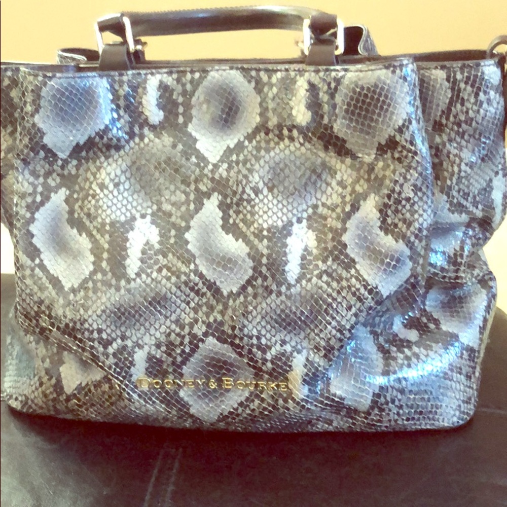Snake skin Dooney & Bourke Barlow Bag